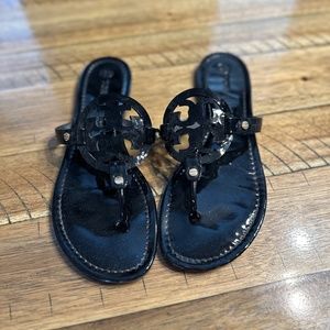 Tory Burch Miller Patent Leather Black sandal